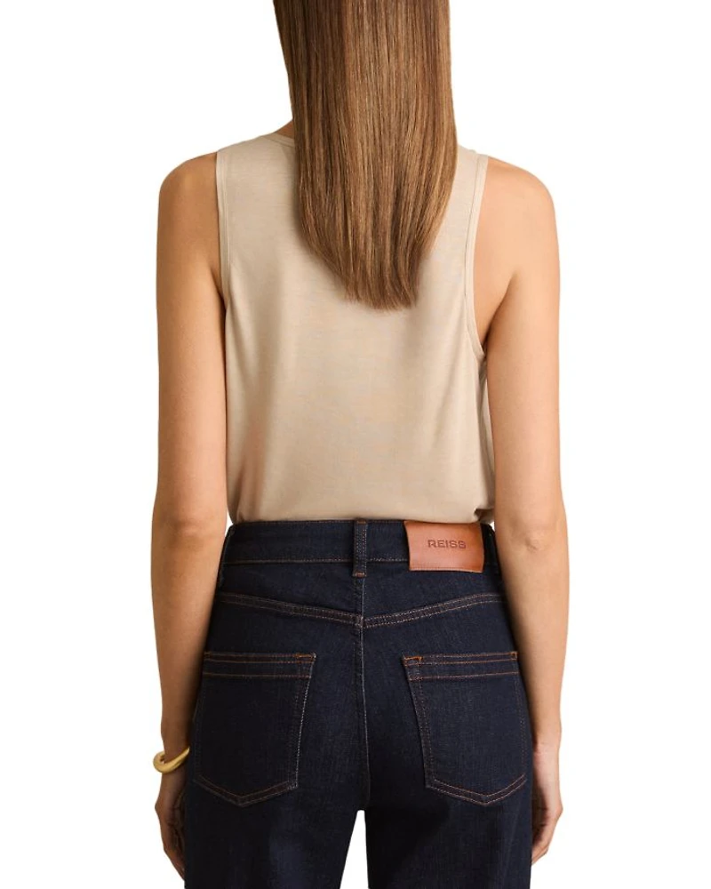 Ruby Mixed Media Tank Top