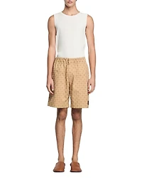 Printed Pull On Shorts