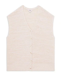 Lily Button Front Knit Vest