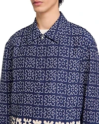 Jacket with Floral Motif
