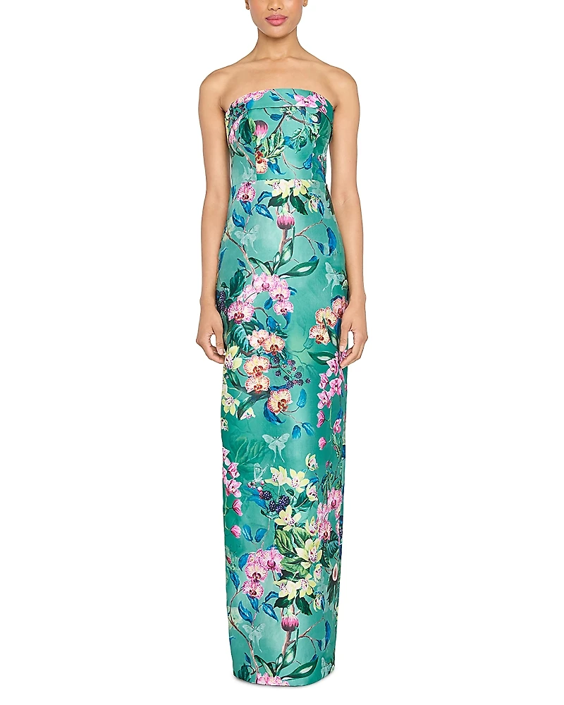 Theia Lulu Mikado Column Gown