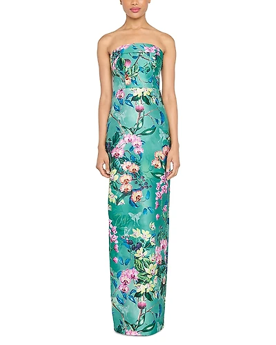 Theia Lulu Mikado Column Gown