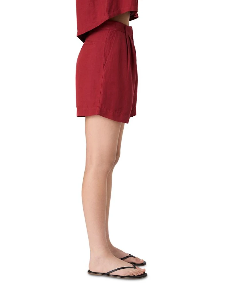 Birdie Linen Blend Walking Shorts