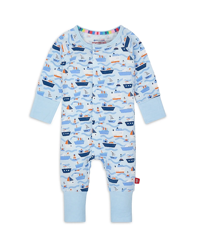 Magnetic Me Boys' Forever & All-Waves Convertible Coverall - Baby