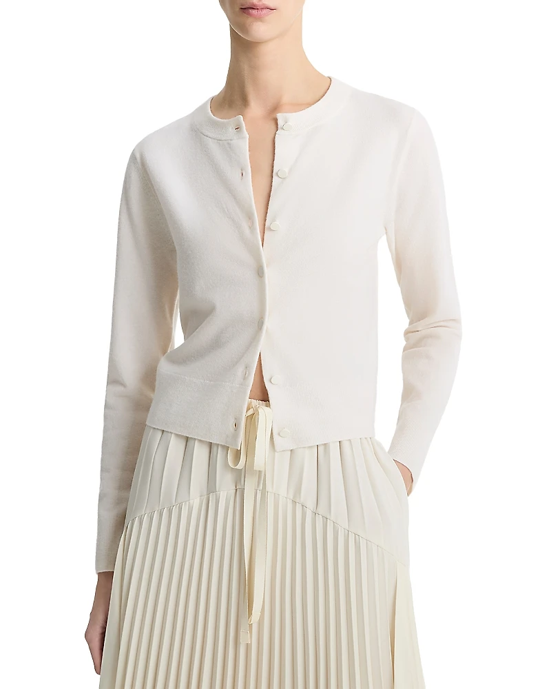 Vince Tipped Half Moon Cardigan