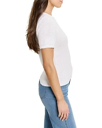 Tuck Stitch Sweater Tee