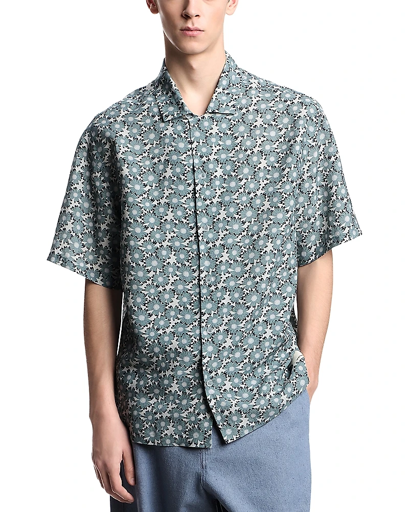 Emporio Armani Floral Short Sleeve Shirt