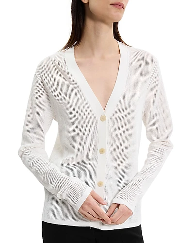 Theory V Neck Cardigan Sweater