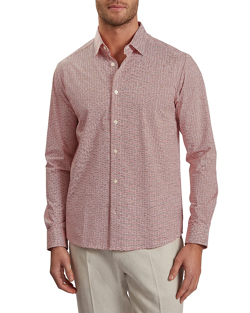 Ted Baker Waveys Regular Geo Print Shirt