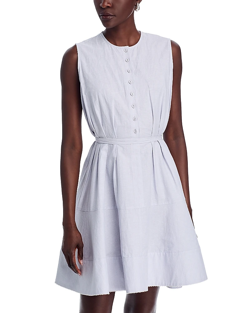 Proenza Schouler White Label Kenzie Linen and Cotton Dress