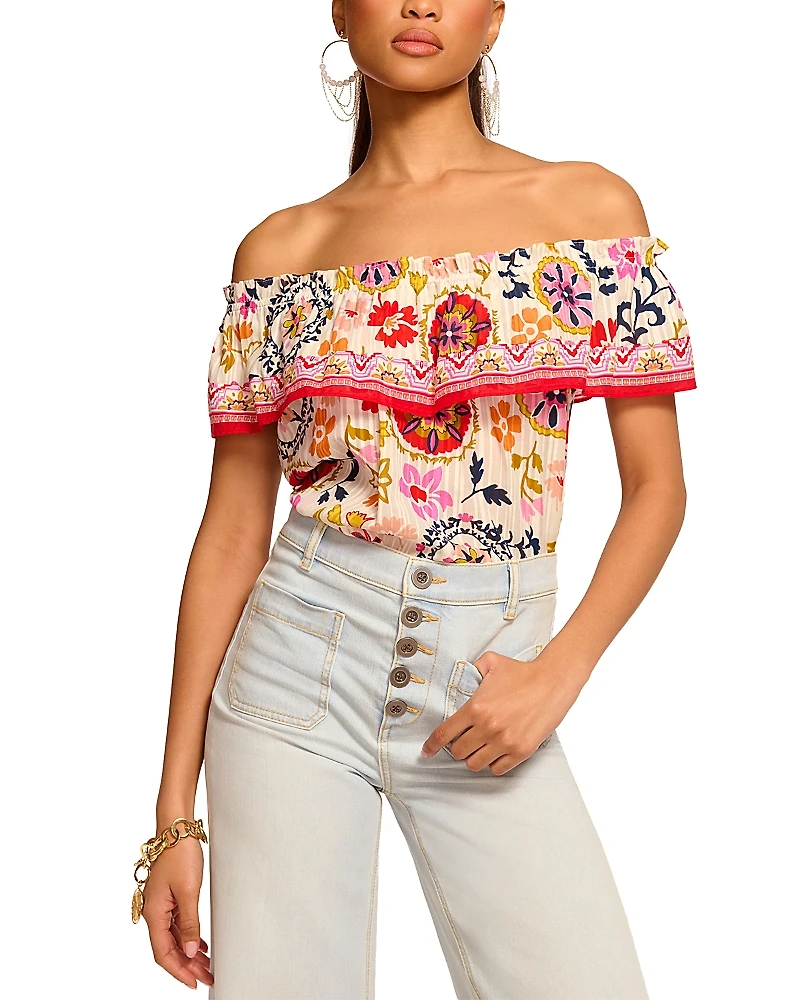Ramy Brook Maia Off The Shoulder Top