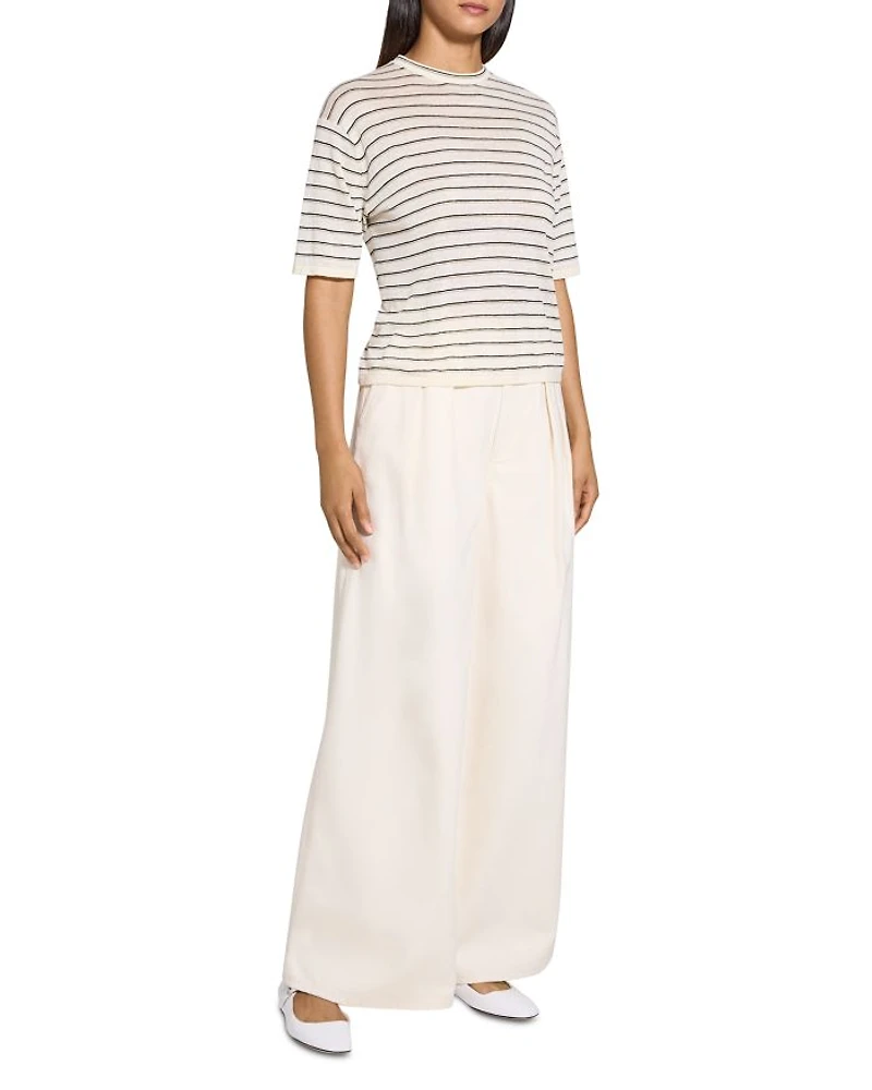 Boyfriend Tee Linen-Blend