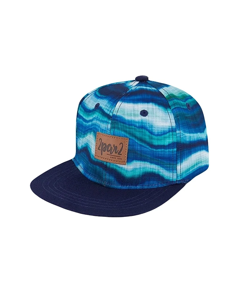 Deux par Deux Boys' Printed Wave Cap - Baby