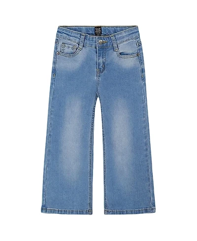 Deux par Girls' Wide Leg Jeans - Big Kid