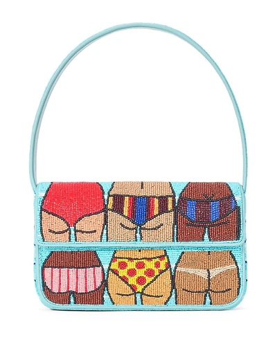 Tommy Beaded Shoulder Bag
