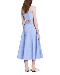 Long Striped Skirt