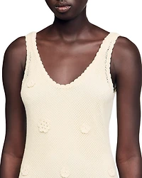 Fish Net Sleeveless Maxi Dress