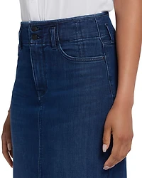 High Rise Hollywood Denim Skirt