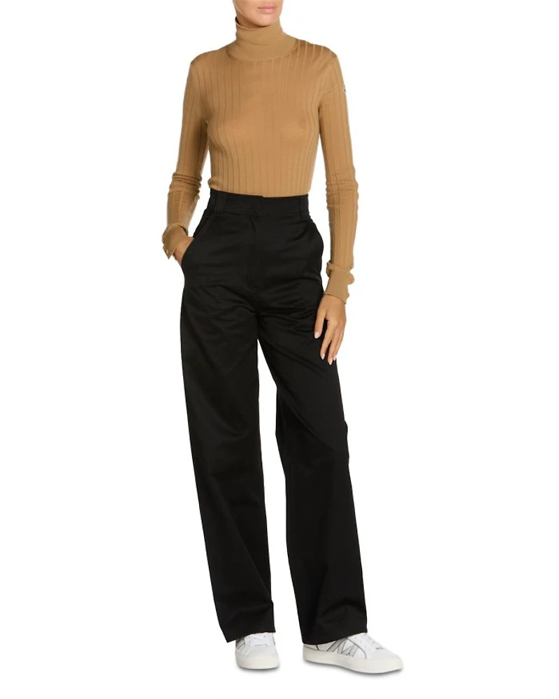 Wool Blend Turtleneck Sweater