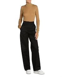 Wool Blend Turtleneck Sweater