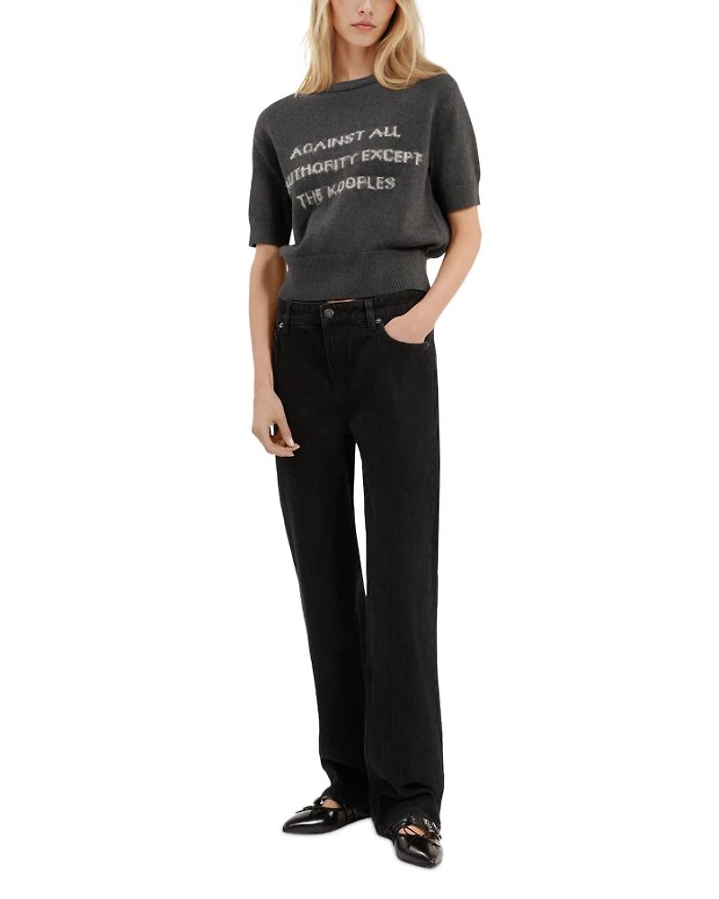 Short Sleeve Authority Sweater