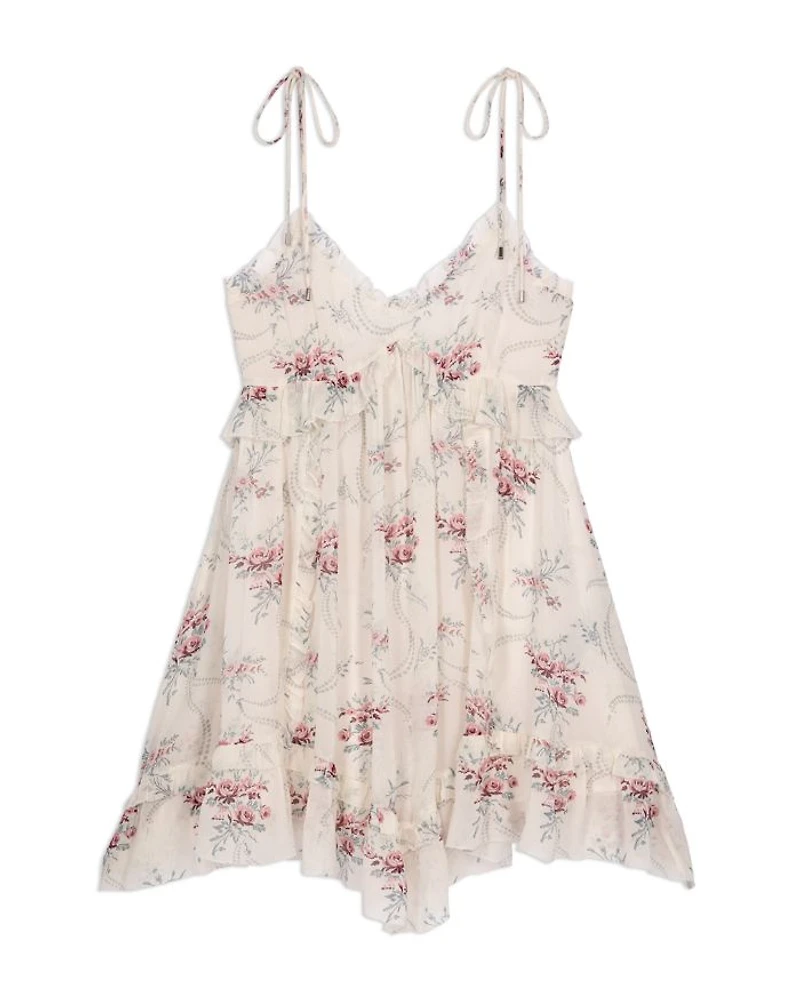 Ruffle Trim Dress