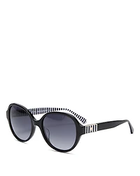 kate spade new york Emalie Oval Sunglasses, 56mm