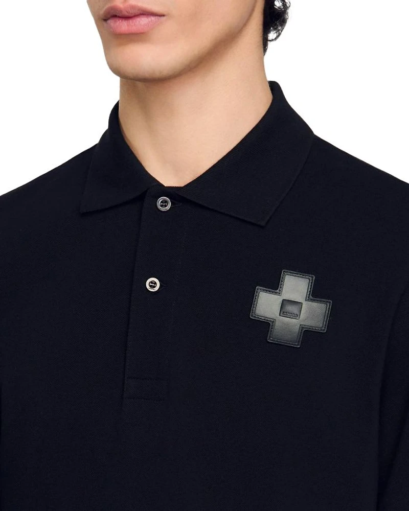 Cross Patch Polo Shirt