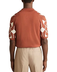 Terrazzo Embroidered Camp Shirt