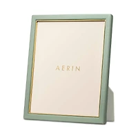 Aerin Piero Eucalyptus Leather Frame, 8 x 10
