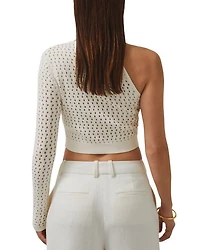 McLaren Flow One Sleeve Knitted Crop Top
