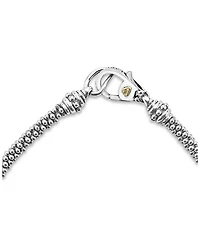 Sterling Silver Bracelet with Caviar Stations