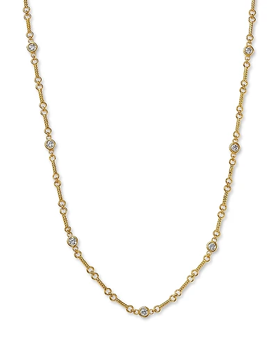 Bloomingdale's Fine Collection Diamond Station Necklace