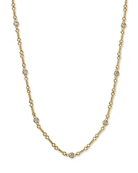 Bloomingdale's Fine Collection Diamond Station Necklace