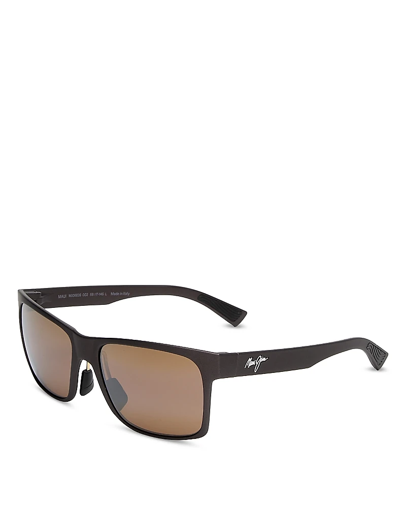 Maui Jim Hoopili Square Sunglasses, 58mm