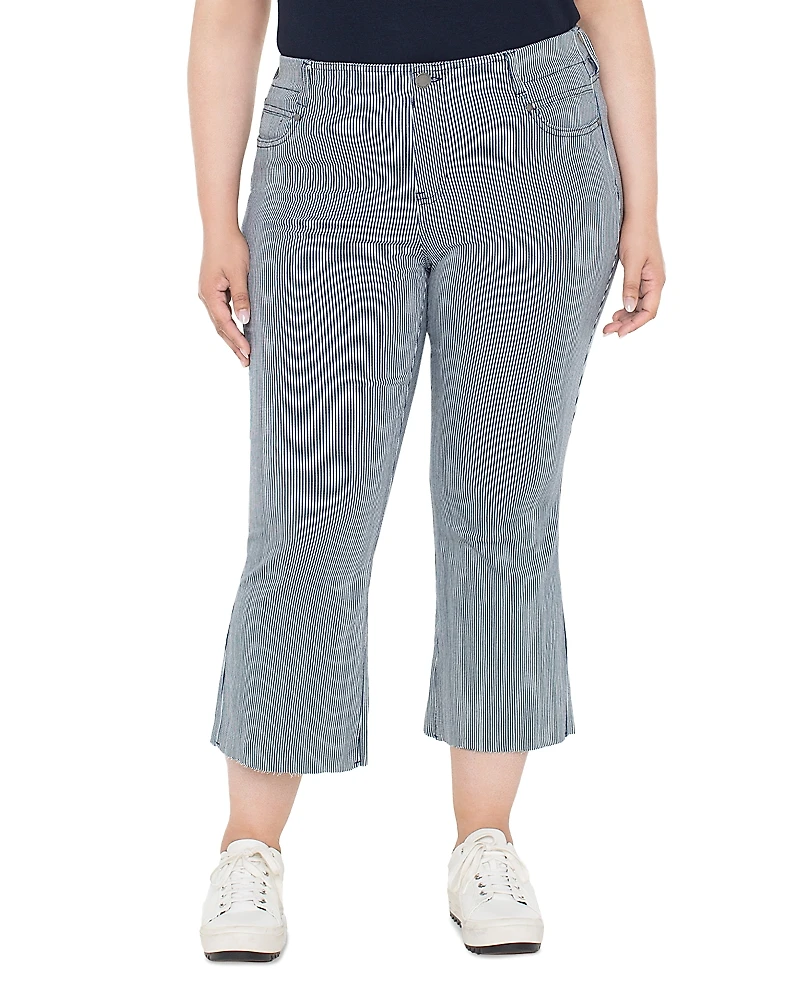 Liverpool Los Angeles Plus Gia Glider Crop Flare Jeans