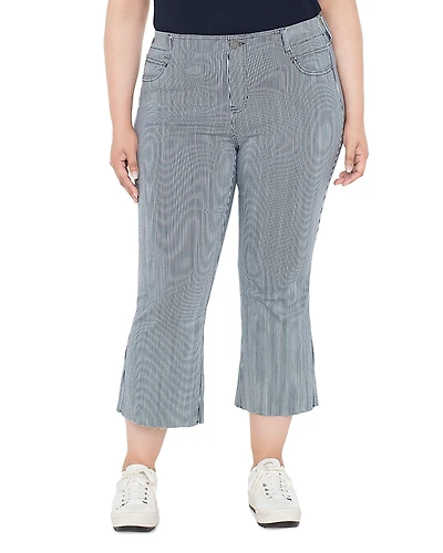 Liverpool Los Angeles Plus Gia Glider Crop Flare Jeans