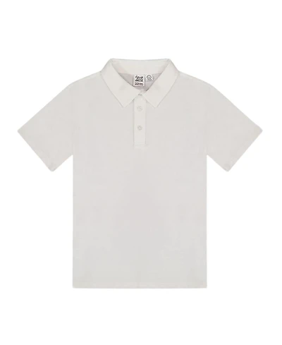 Deux par Boys' Short Sleeve Polo Shirt - Little Kid