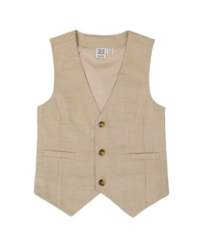 Boys' Sleeveless Vest Light Taupe - Little Kid