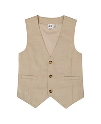 Deux par Boys' Sleeveless Vest Light Taupe