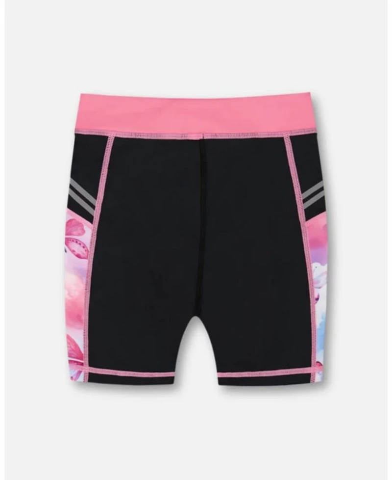 Girls' Printed Athletic Biker Butterflies Short - Big Kid