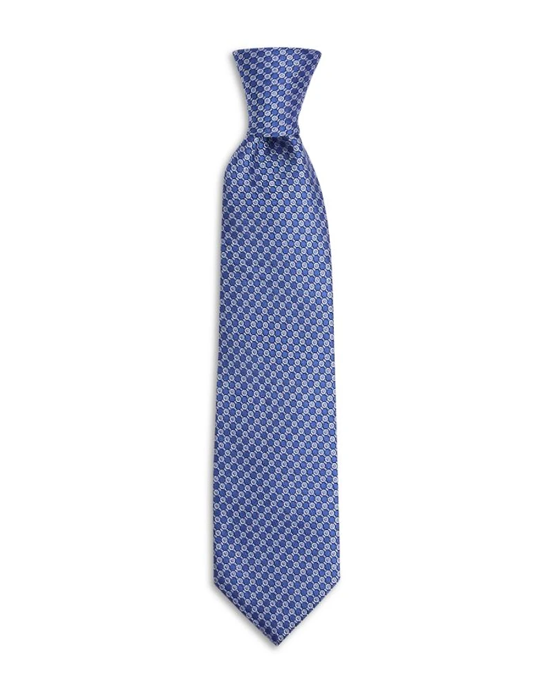 Classic Silk Geometric Tie