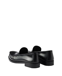 Women's Brushed Leather Loafers