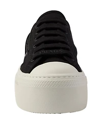 Women's Laced Fabric Sneakers