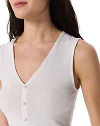 The Knit Button Up Tank