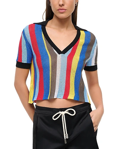 Staud Hamel Cropped Top Swim Cover-Up