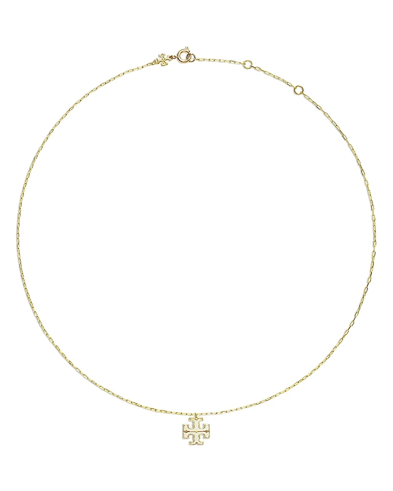 Tory Burch Kira Pendant Necklace, 15.8-17.8L