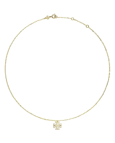 Tory Burch Kira Pendant Necklace, 15.8-17.8L