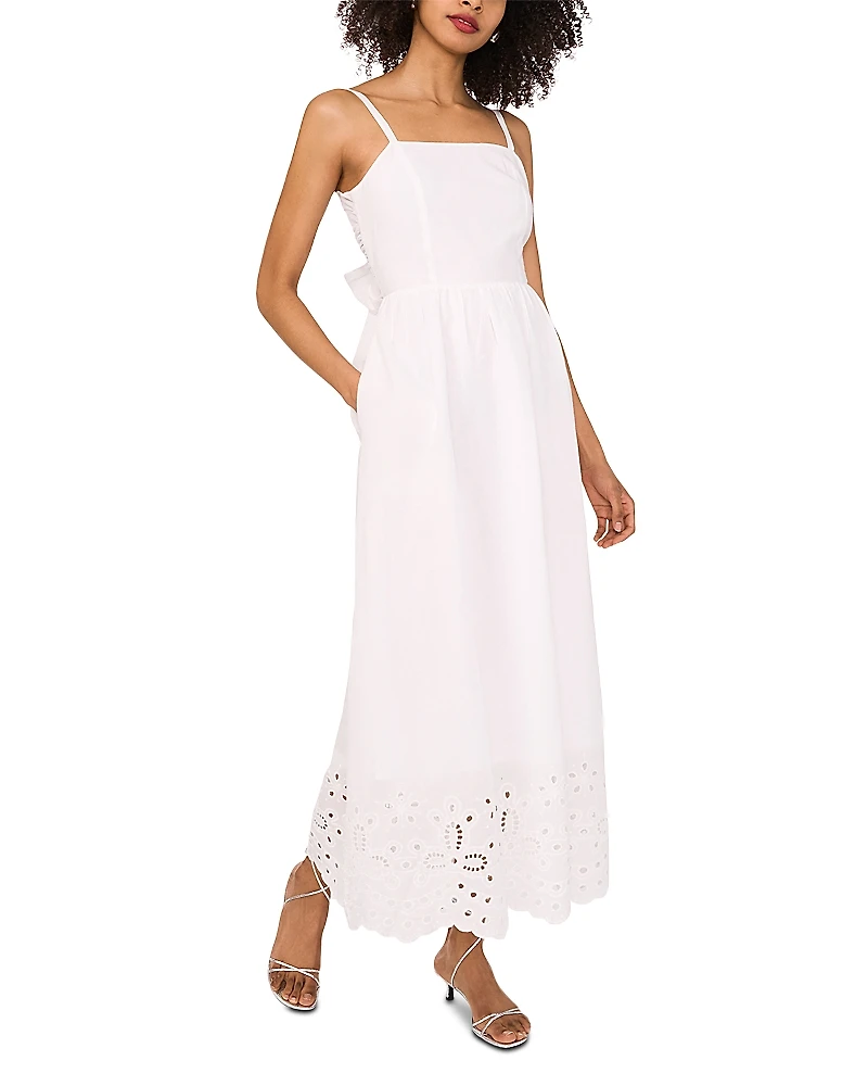 1.state Tie Back Midi Dress