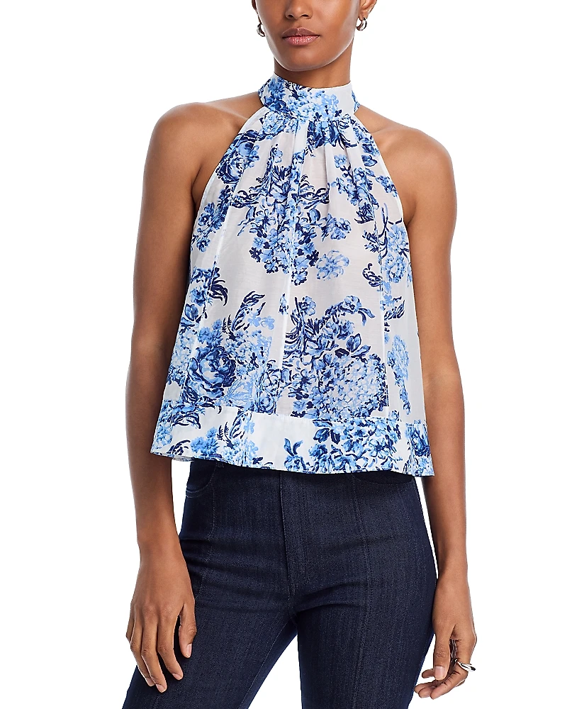 Cinq a Sept Coastal Bouquet Rashan Top
